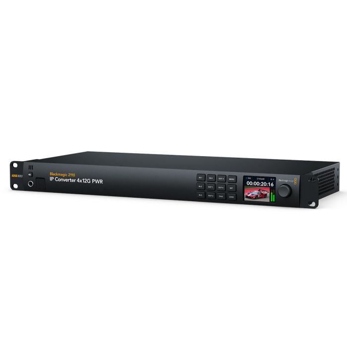 Blackmagic 2110 IP Converter 4x12G PWR