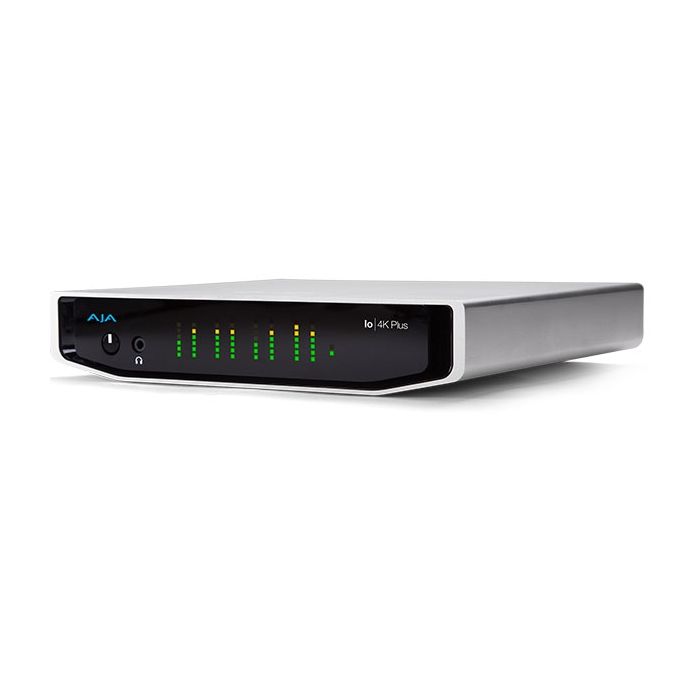AJA Io 4K Plus side,AJA Io 4K Plus front,AJA Io 4K Plus rear