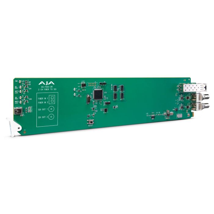AJA OG-FiDO-2R-MM Multi-Mode LC Fiber to 3G-SDI Receiver