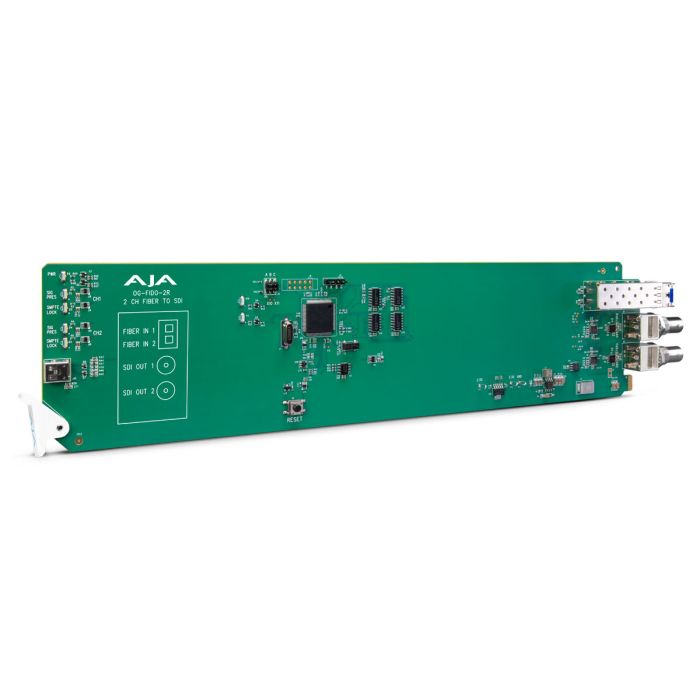 AJA OG-FiDO-2R 3G-SD Single Mode LC Fiber to 3G-SDI Receiver
