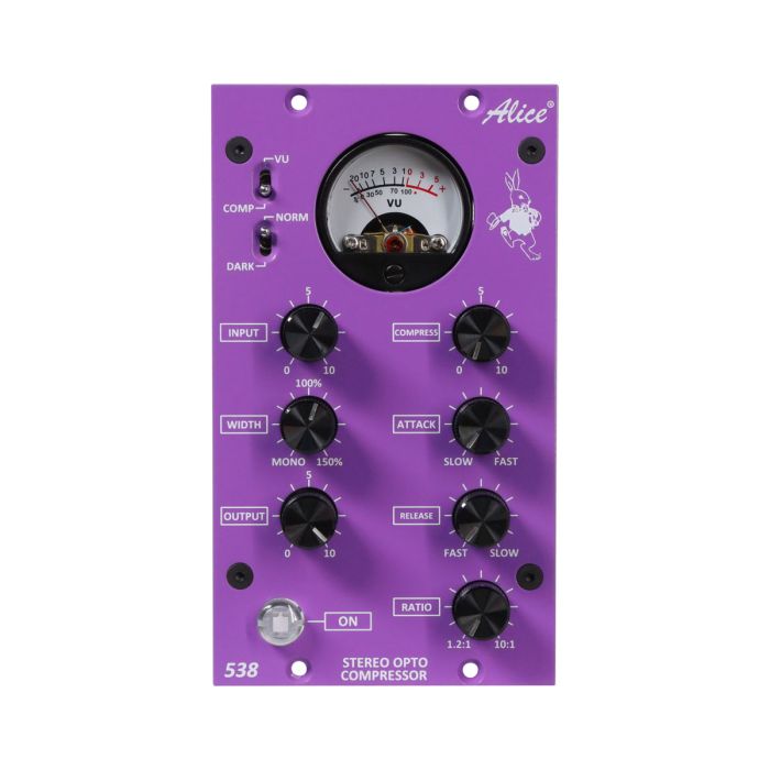 Alice 538T Opto Stereo Compressor 