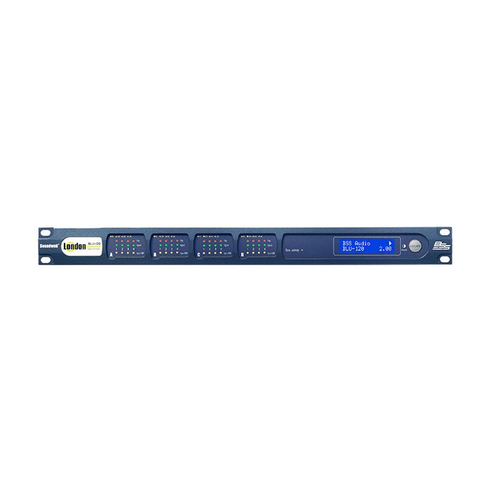 BSS BLU-120 Signal Processor front,BSS BLU-120 Signal Processor rear