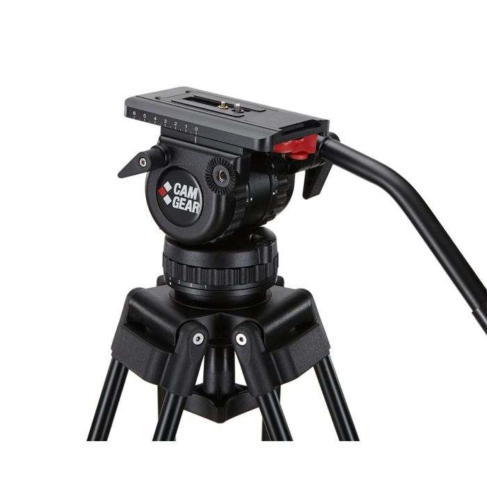Camgear DV6P Fluid Head,Camgear DV6P Fluid Head Side,Camgear DV6P CF MS