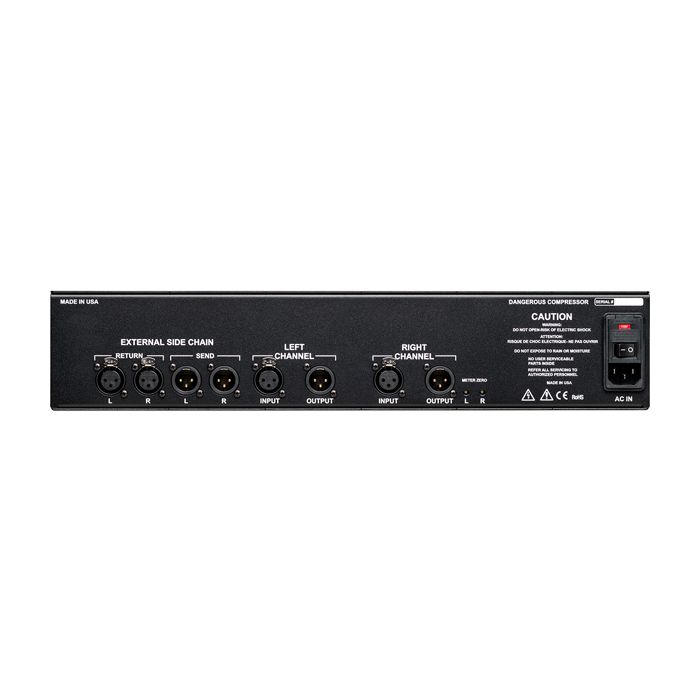 Dangerous Music Compressor Rear,Dangerous Music Compressor Front