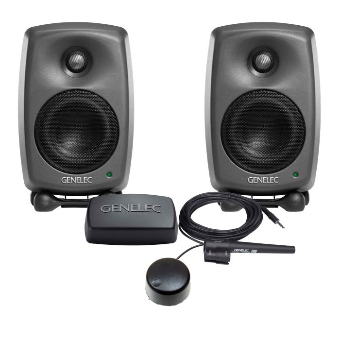 Genelec 8330AP Smart Active Monitor - Stereo Bundle Pack (Dark Grey)