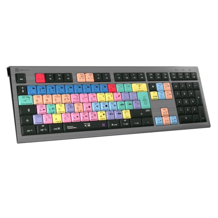 Logickeyboard Adobe Premiere Pro CC  ASTRA2 Backlit Keyboard - Mac,Logickeyboard Adobe Premiere Pro CC  ASTRA2 Backlit Keyboard - Mac front