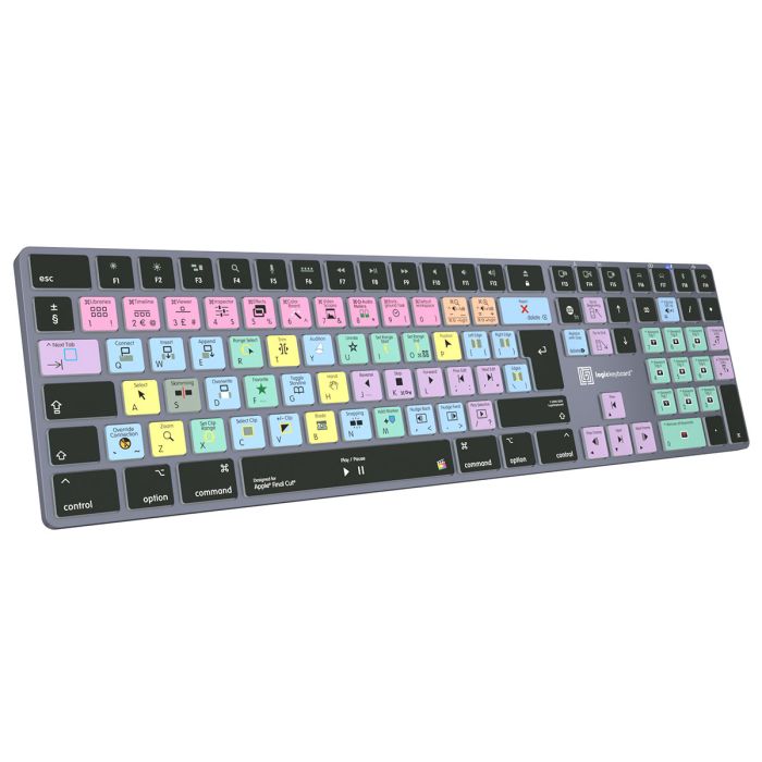 Logickeyboard Final Cut Pro X Titan Wireless Keyboard - Mac
