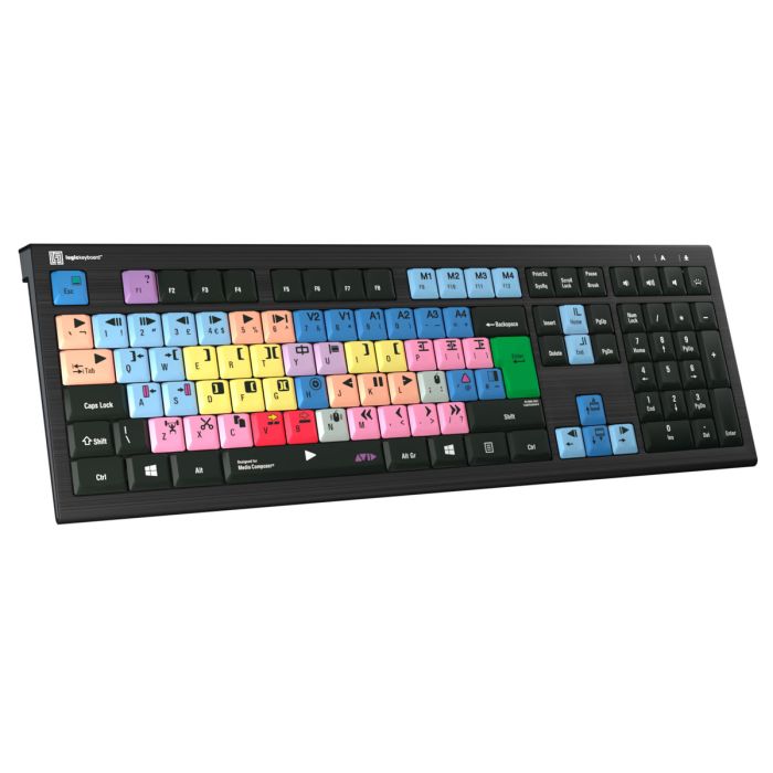 Logickeyboard Avid Media Composer 'Classic' layout ASTRA2 Backlit Keyboard - Windows