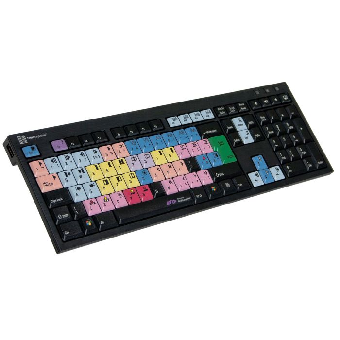 Logickeyboard Avid Media Composer 'Classic layout' Nero Slimline Keyboard - Windows