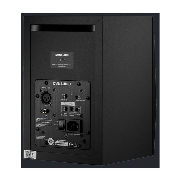 Dynaudio Pro LYD-5 Black - rear,Dynaudio LYD 5 Black Pair