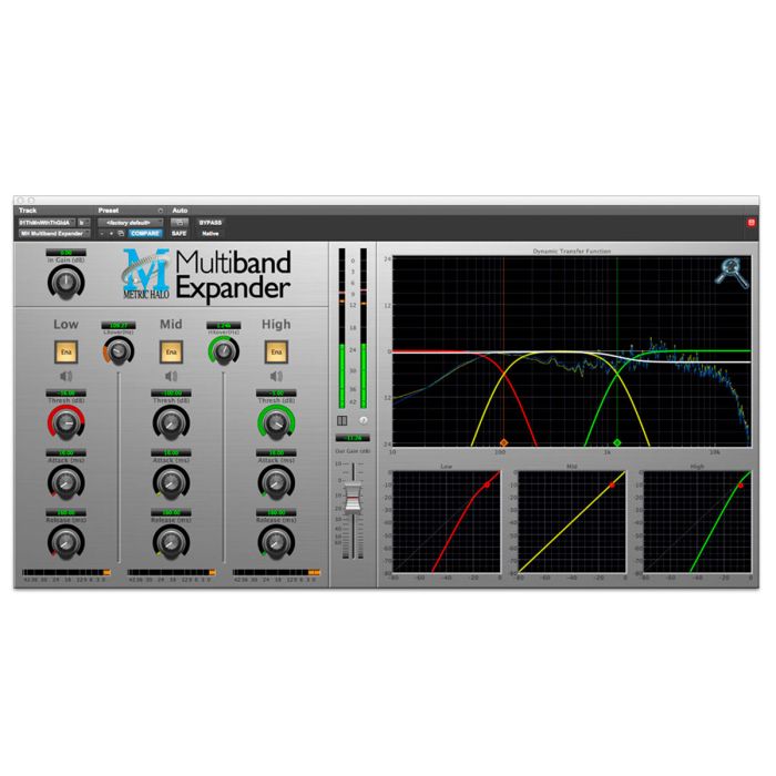Metric Halo Multiband Expander Plugin