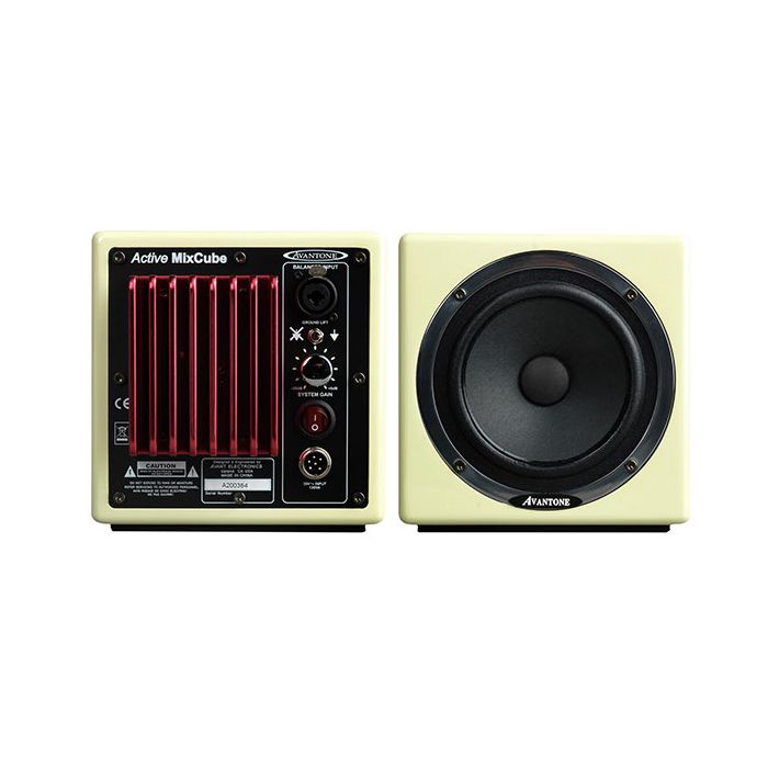 Avantone Active MixCube Front & Rear Cream,Avantone Active MixCube Front & Rear Diagonal Cream,Avantone Active MixCube Power Supply