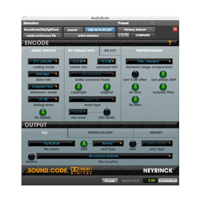 Neyrinck SoundCode for Dolby Digital Encoder,Neyrinck SoundCode for Dolby Digital Bundle,Neyrinck SoundCode for Dolby Digital Decoder