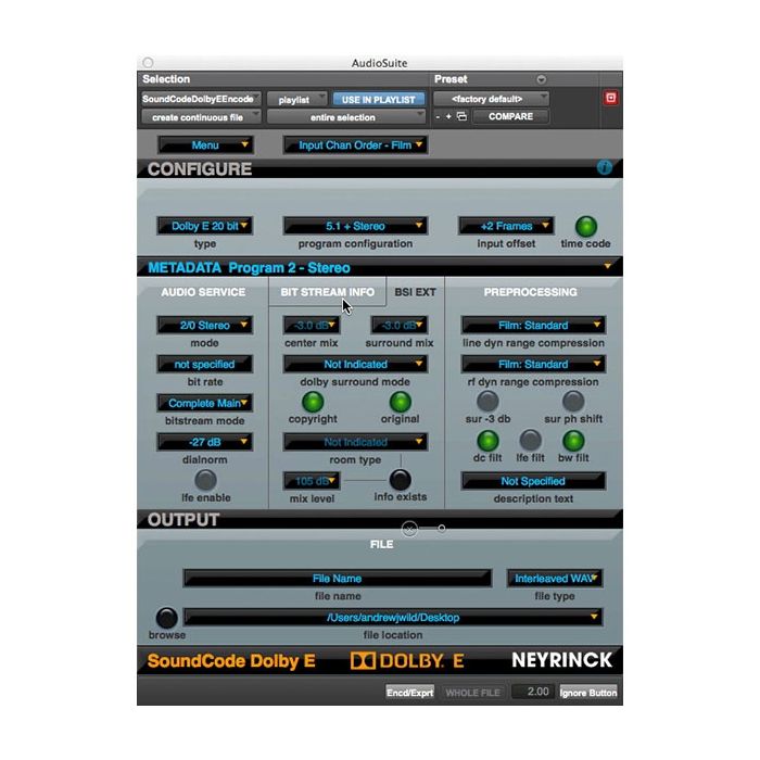 Neyrinck Soundcode for Dolby E Encode,Neyrinck Soundcode for Dolby E Decode,Neyrinck Soundcode for Dolby E Bundle