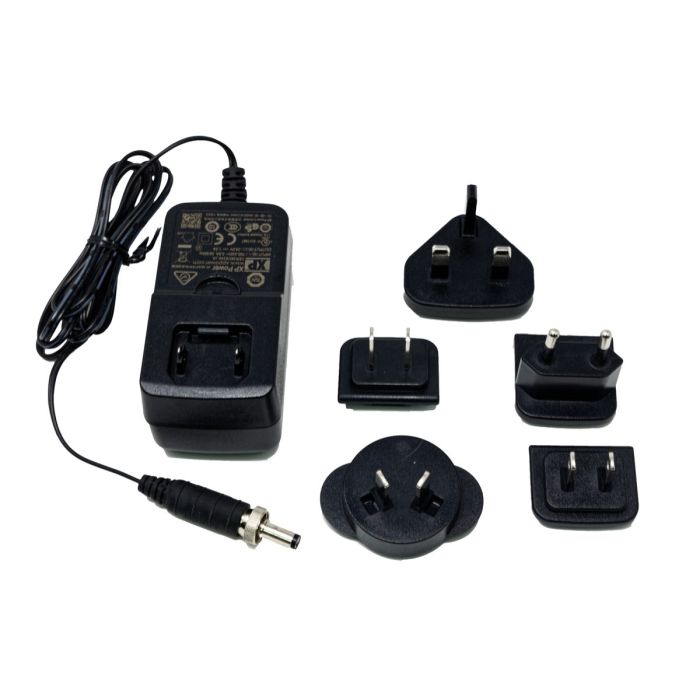 Nixer's 24V 1.5A Power Adaptor - 24V DC power supply 90-264AC input with locking DC connector. 