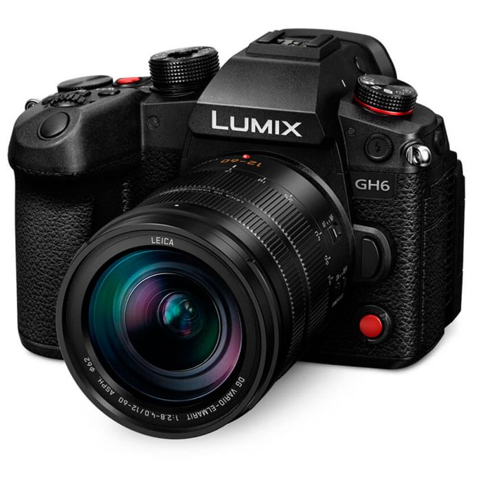 Panasonic Lumix GH6 Digital Film Camera w/Lumix H-ES12060E Lens