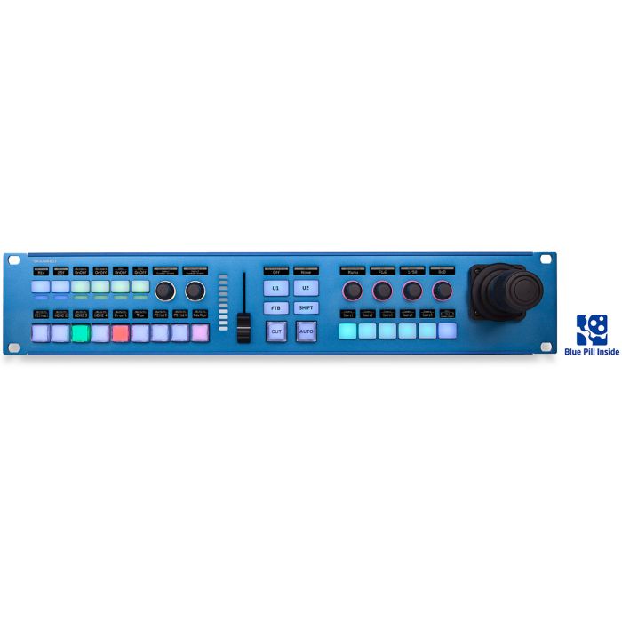 Skaarhoj Rack Fusion Live w/NKK Buttons, Hall Effect Joy and Blue Pill Inside