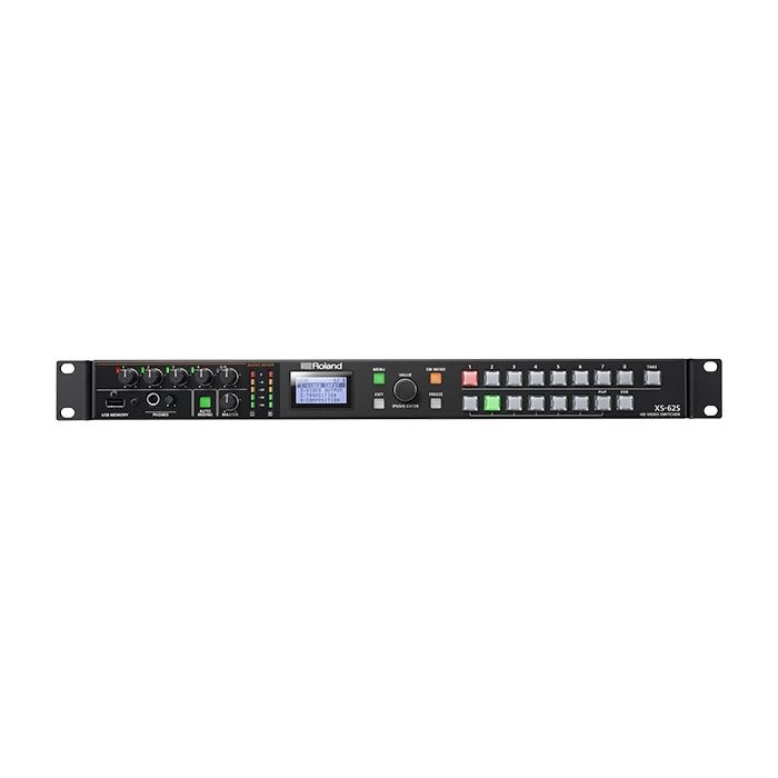 Roland XS62S HD Video Switcher front,Roland XS62S HD Video Switcher rear,Roland XS62S HD Video Switcher top