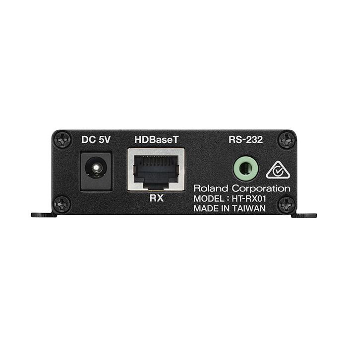 Roland HT-RX01 HDBaseT Receiver Rear,Roland HT-RX01 HDBaseT Receiver Front,Roland HT-RX01 HDBaseT Receiver Rear Diagonal,Roland HT-RX01 HDBaseT Receiver Front Diagonal