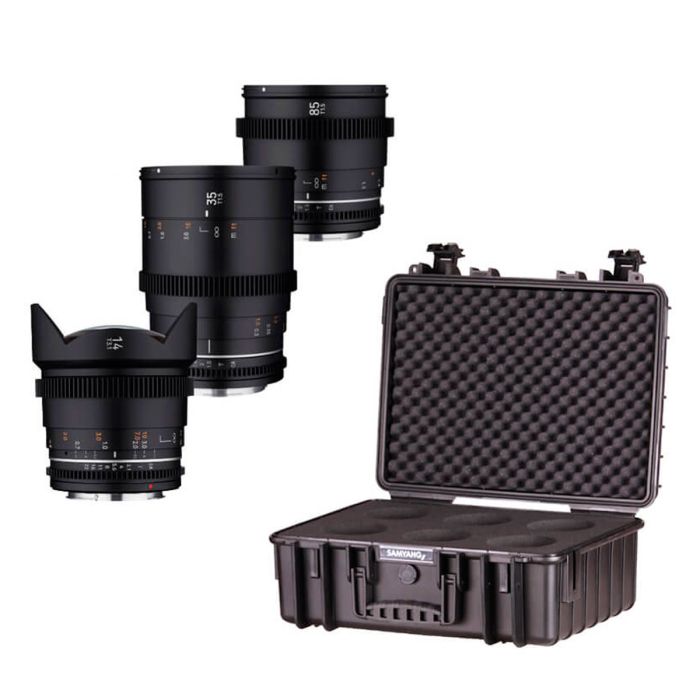 Samyang VDSLR Mk2 3-Lens Kit (Sony FE)