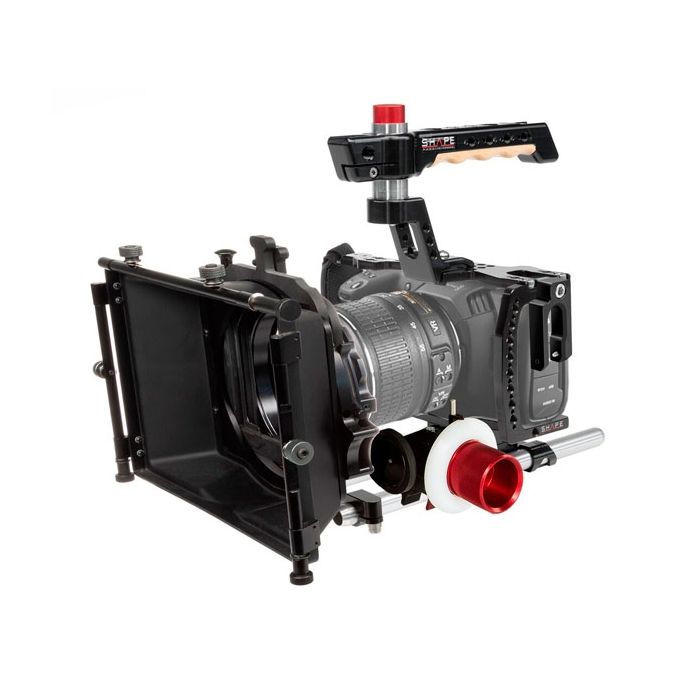 Shape BlackMagic Pocket Cinema 4K Cage Kit: Includes Matte Box & Follow Focus