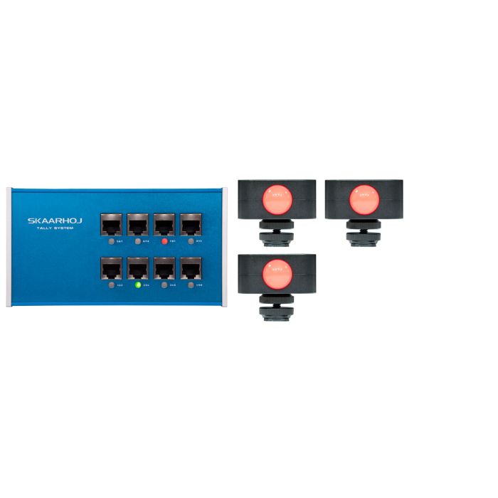 Skaarhoj ETH-TALLY Link Tally System x3
