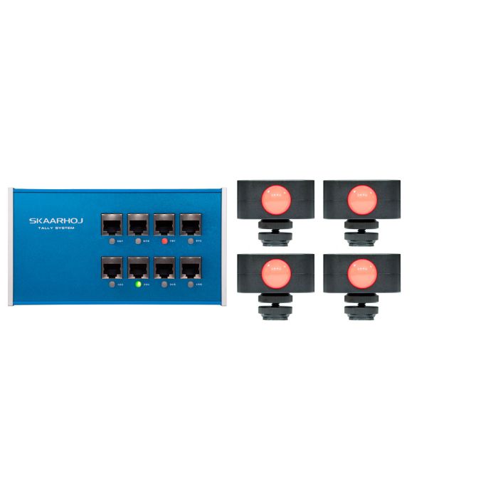 Skaarhoj ETH-TALLY Link Tally System x4