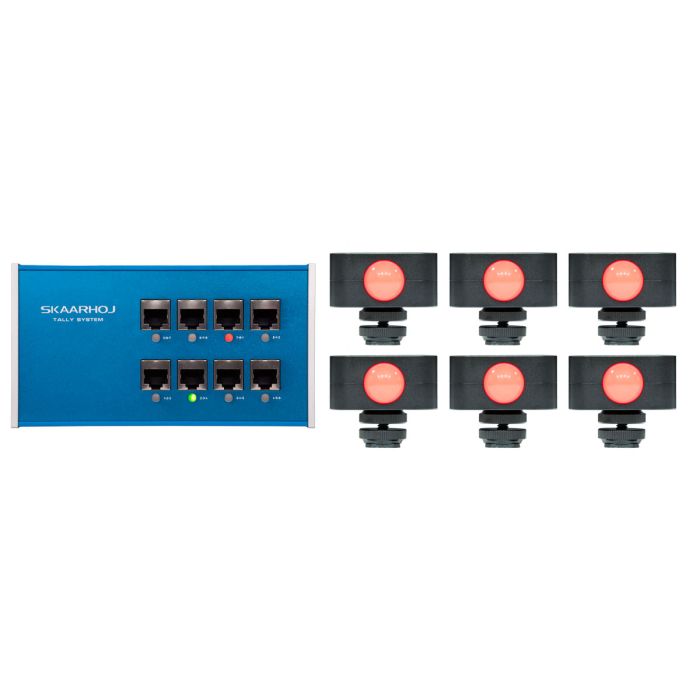 Skaarhoj ETH-TALLY Link Tally System x6
