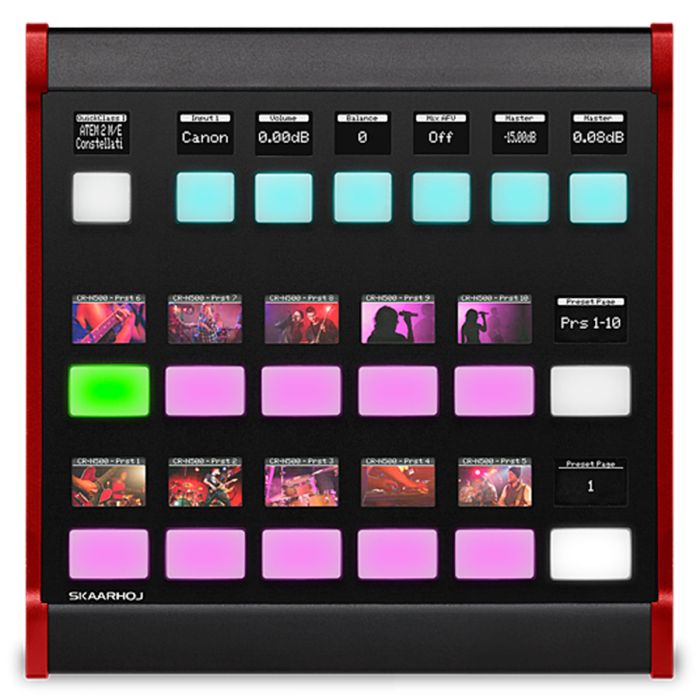Skaarhoj Frame Shot Pro w/Blue Pill Inside - Black and Red