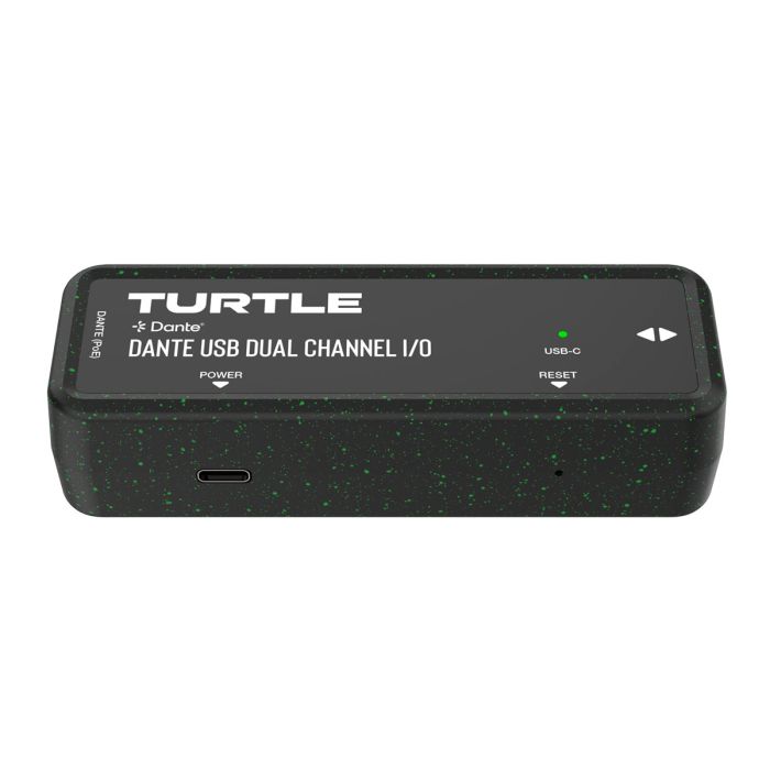 Turtle AV Dante Dual Channel USB-C I/O Adapter 