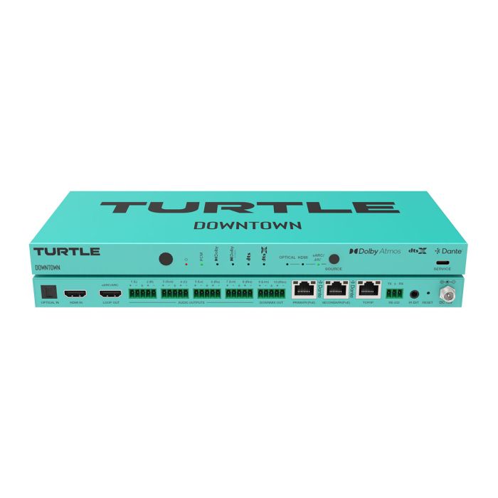 Turtle AV Downtown 10-Channel Dante Encode