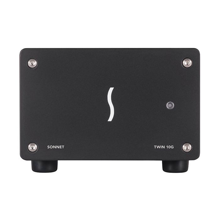 Sonnet Twin 10G Thunderbolt 3 Edition Front,Sonnet Twin 10G Thunderbolt 3 Edition Side,Sonnet Twin 10G Thunderbolt 3 Edition Rear