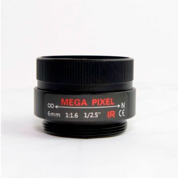 Aida Imaging CS-6.0F CS Mount 6mm Fixed Focal Mega-Pixel Lens