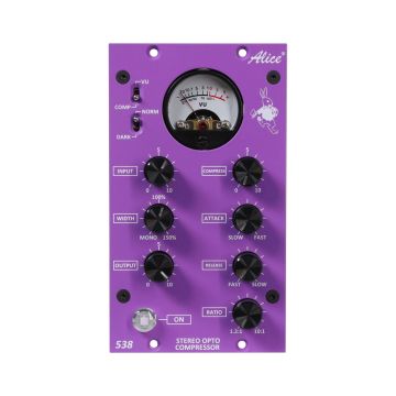 Alice 538T Opto Stereo Compressor 