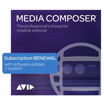 Avid Media Composer 1-Year Subscription renewal