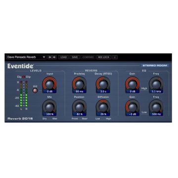 Eventide 2016 Stereo Room Reverb Plugin
