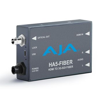 AJA Video Systems HA5-Fiber HDMI to SDI Fiber Mini Converter