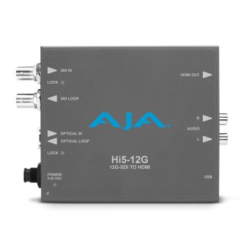 AJA Hi5-12G 12G-SDI to HDMI 2.0 Mini Converter 