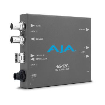 AJA Hi5-12G-R 12G-SDI to HDMI 2.0 Mini Converter 