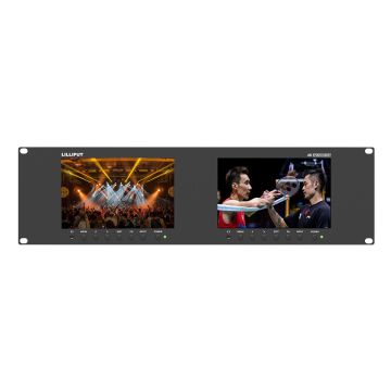 Lilliput RM-7029S Dual 7 inch 3RU Rackmount Monitor with 3G-SDI /HDMI 2.0