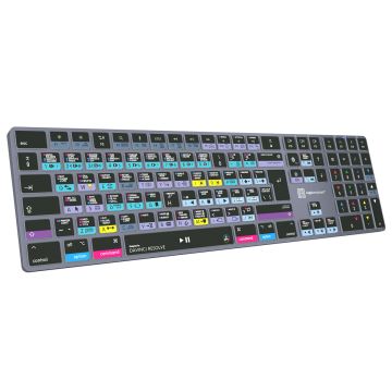 Logickeyboard DaVinci Resolve Titan Wireless Keyboard - Mac