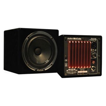 Avantone Active MixCube Black Front and Rear Diagonal