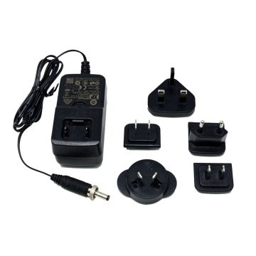 Nixer's 24V 1.5A Power Adaptor - 24V DC power supply 90-264AC input with locking DC connector. 