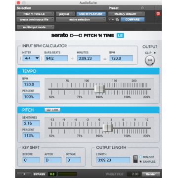 Serato Pitch 'n Time LE Plugin
