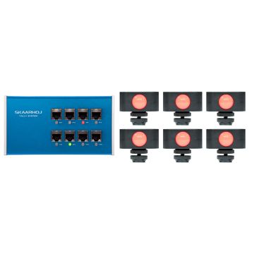 Skaarhoj ETH-TALLY Link Tally System x6