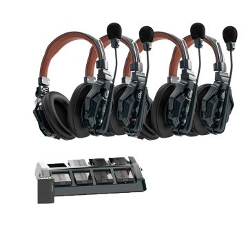 Hollyland Solidcom C1 Pro Wireless Intercom System - 4 Dual Headsets