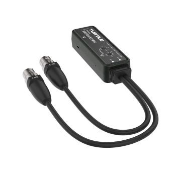 Turtle AV Dante Dual Channel Analog XLR to Dante Adapter