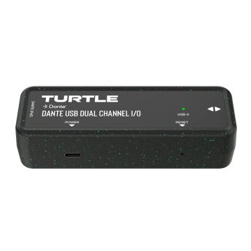 Turtle AV Dante Dual Channel USB-C I/O Adapter 