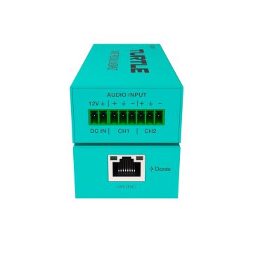 Turtle AV Dante Pro 2Ch Analog Line Input Adapter