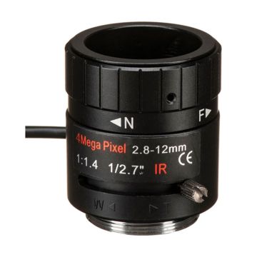 Marshall Electronics 2.8~12mm 4MP Varifocal CS Lens 98°~25°